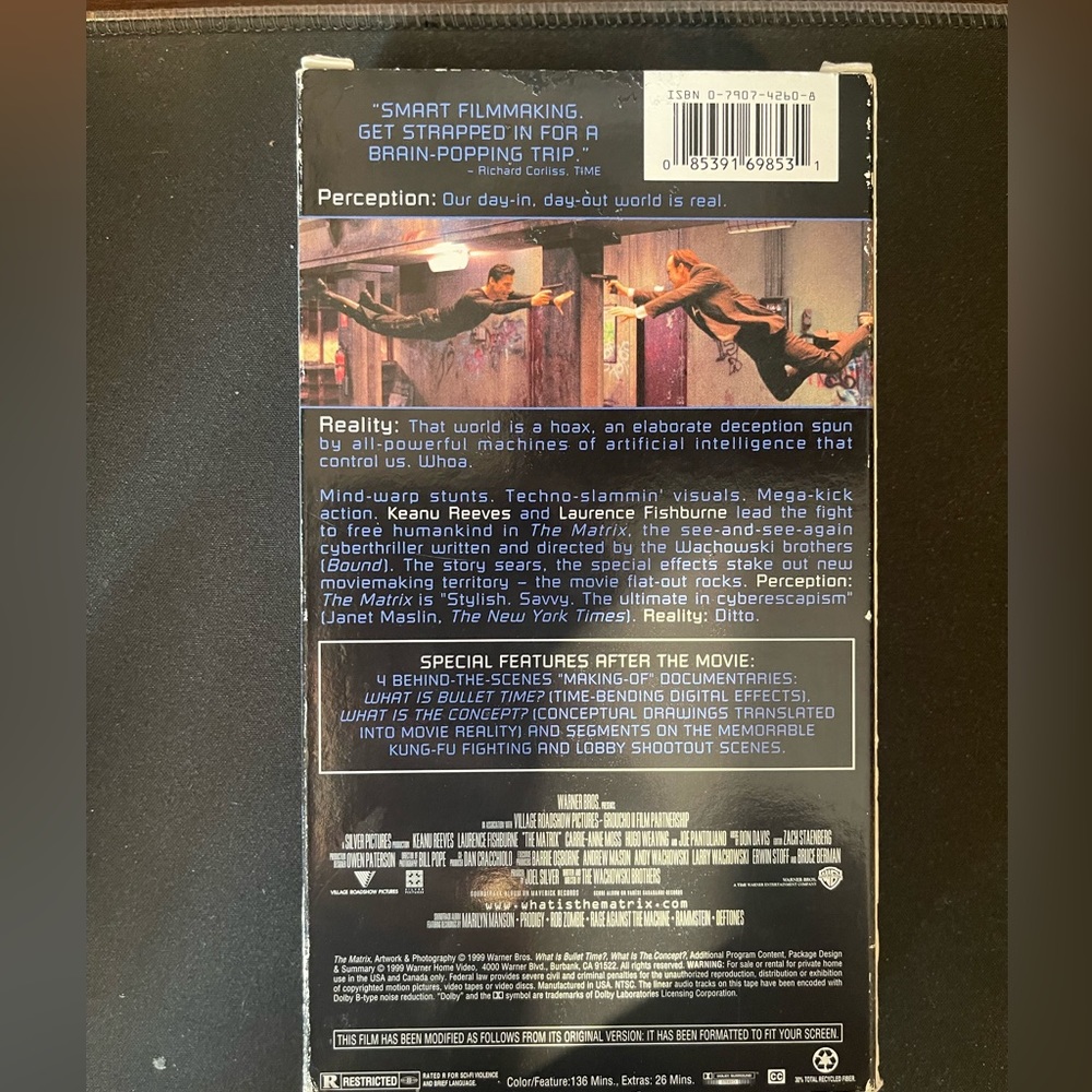 VHS The Matrix - Picture 3 of 5